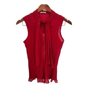 Red Sleeveless Camisole Top